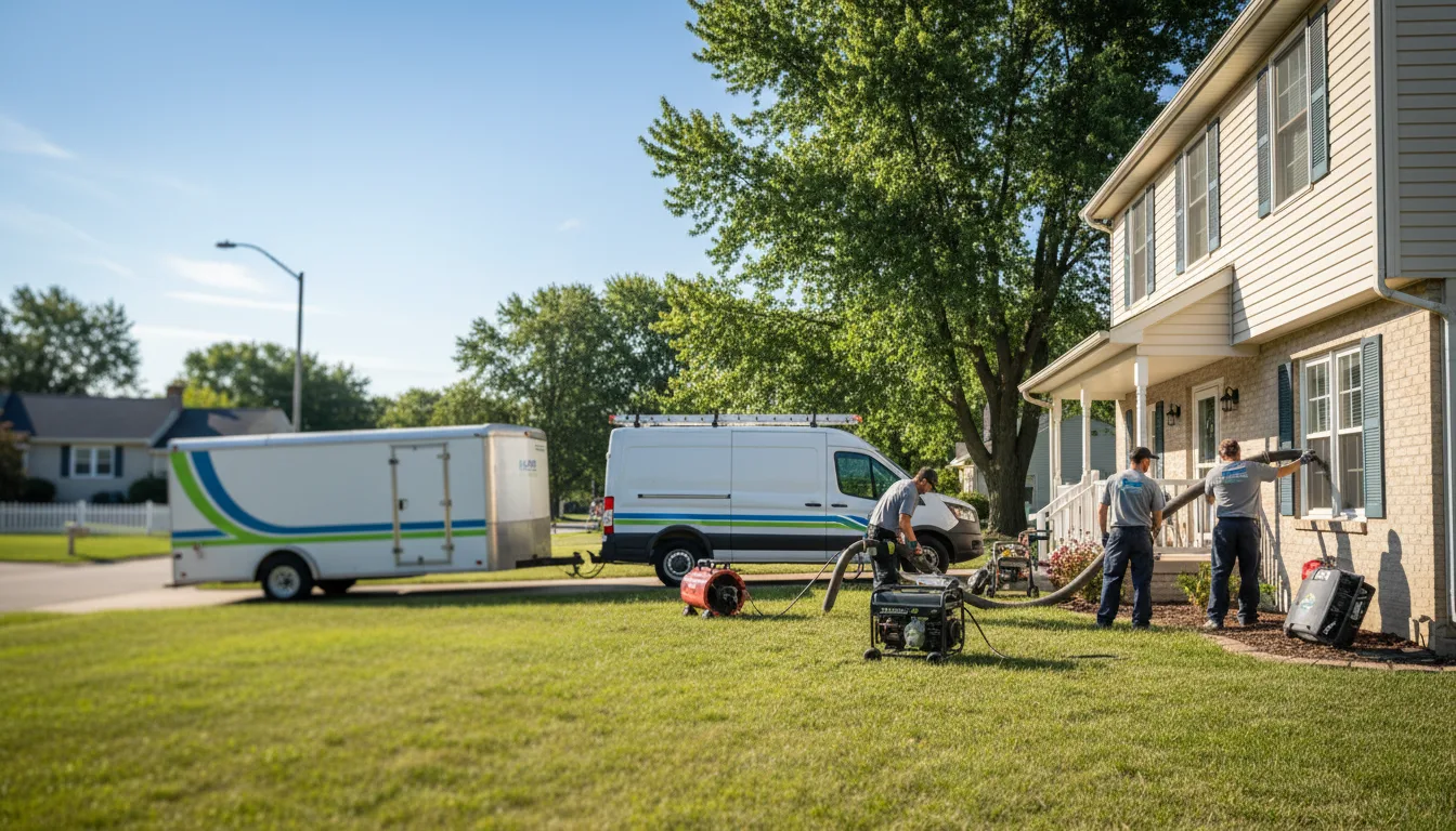 Flooded Basement Restoration And Cleanup With Repair in Waverly, KS near me